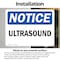 Signmission Ultrasound, 5 in W x Rectangle, Vinyl Decal OS-2PACK-NS-D-35-L-18756 - alternate 2